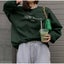 Loose O-Neck Letter Sweatershirt Women Causal Printing Pullover Carousel 1