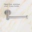 EW Household Stainless Steel Tissue Holder Silver Nail-Free Roll Carousel 1