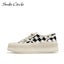 Smile Circle Chunky Sneakers Women Canvas Shoes Spring Breathable Carousel 1