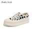 Smile Circle Chunky Sneakers Women Canvas Shoes Spring Breathable Carousel 2