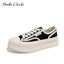 Smile Circle Chunky Sneakers Women Canvas Shoes Spring Breathable Carousel 4