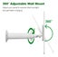 Solar Panel Charger for eufy Cam 2/2 Pro/2C/2C Pro/SoloCam Cameras - White Carousel 4