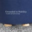 2 Set Dark Blue Fabric Ottoman Round Wooden Leg Foot Stool Carousel 9