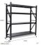 Heavy duty Shelving unit 6M(L) x 0.5M(W) x2M(H) 2400kg carry-Free Delivery black Carousel 6