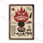 BBQ Grill Family Dinner Plaque Metal Vintage Bbq Tin Sign Restaurant Carousel 5