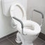Toilet Seat Raiser with Removable Armrests - 3 or 5 Inch Raise Carousel 2