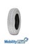Mobility Scooter Tyre 3.00-4 Grey with Square Edge & Chevron Tread - Reliable... Carousel 1