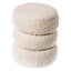 Jazz Ecru Boucle Ottoman Carousel 1