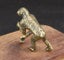 Brass Vintage collectable miniature sculpture carved brass Ape Carousel 3
