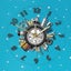 Modern Acrylic Printed Wall Clock Carousel 4