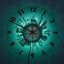 Modern Acrylic Printed Wall Clock Carousel 5