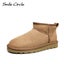 Smile Circle Mini Snow Boots Women Sheepskin Suede Leather Warm Carousel 2