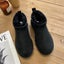 Smile Circle Mini Snow Boots Women Sheepskin Suede Leather Warm Carousel 7
