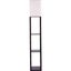 Shelf Floor Lamp - Shade Diffused Light Source with Open-box Shelves Carousel 8