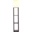 Shelf Floor Lamp - Shade Diffused Light Source with Open-box Shelves Carousel 9