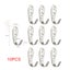 10 Pcs Solid Wall Mounted Single Hook Heavy Rust Proof Clothes Carousel 3