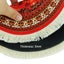 Round Persian Mini Woven Rug Mat Mousepad Retro Style Carousel 5