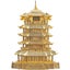 3d Metal Puzzles for Adult Kids Yellow Crane Tower Diy Model Kits Building Ki... Carousel 8