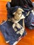 Big bag of large fabric pieces - rip-stop nylon, insect screen, long zips, etc Carousel 4