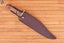 Coffin Hilt Bowie - Damascus Knife Carousel 5