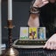 2Pcs/Set Wooden Tarot Card Holder Stand Set - Tarot Card Accessories and Divinat Carousel 5