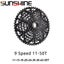 SUNSHINE Black Cassette 8S 9S 10S 11S 12S MTB Bike Road Bicycle Carousel 4
