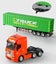 Die-cast Container Truck (BLUE & WHITE), 1:50, Metal, Huina 1732 Carousel 14