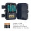 Mini Hunting Trail Camera 24MP 1080P with 32GB Micro SD High Resolution IP65 Carousel 6
