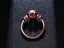 Ring Heart Pink Topaz 18K Rose Gold Plated Ring Carousel 4