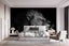 3D Vintage Lion Avatar Black Wall Mural Wall Decor Peel & Stick Wallpaper Carousel 3