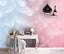 3D Fresh White Feather Pink Wall Mural Wall Decor Peel & Stick Wallpaper Carousel 5