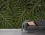 3D Tropical Plant Green Leaf Wall Mural Wall Decor Peel & Stick Wallpaper Carousel 3