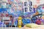 3D Graffiti Character Heart Letter Wall Mural Wall Decor Peel & Stick Wallpaper Carousel 1