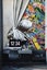 3D Boy Colourful Banksy Mural Wall Mural Wall Decor Peel & Stick Wallpaper Carousel 1