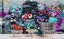 3D Colourful Graffiti Art Monster Wall Mural Wall Decor Peel & Stick Wallpaper Carousel 1