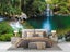 3D Green Forest Lake Landscape Wall Mural Wall Decor Peel & Stick Wallpaper Carousel 2