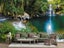 3D Green Forest Lake Landscape Wall Mural Wall Decor Peel & Stick Wallpaper Carousel 3