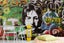 3D Artistic Graffiti Man Face Wall Mural Wall Decor Peel & Stick Wallpaper Carousel 1