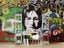 3D Artistic Graffiti Man Face Wall Mural Wall Decor Peel & Stick Wallpaper Carousel 4