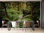3D Landscape Jungle Green Leaves Wall Mural Wall Decor Peel & Stick Wallpaper Carousel 2