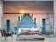 3D Wooden Bridge Sea Sunset Wall Mural Wall Decor Peel & Stick Wallpaper Carousel 2