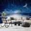 3D Abstract Sky Cloud Moon Star Wall Mural Wall Decor Peel & Stick Wallpaper Carousel 1