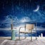 3D Abstract Sky Cloud Moon Star Wall Mural Wall Decor Peel & Stick Wallpaper Carousel 4
