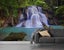3D Mountain Waterfall Lake Green Wall Mural Wall Decor Peel & Stick Wallpaper Carousel 3