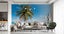 3D Landscape Sea Beach Coconut Tree Wall Mural Wall Decor Peel & Stick Wallpaper Carousel 4