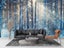 3D Forest Snow Sunshine Branch Wall Mural Wall Decor Peel & Stick Wallpaper Carousel 1