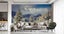 3D Landscape Snow Mountain Cloudy Wall Mural Wall Decor Peel & Stick Wallpaper Carousel 3