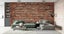 3D Abstract Red Brick Wall Mural Wall Decor Peel & Stick Wallpaper Carousel 3