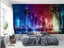 3D Color City Architecture Night Wall Mural Wall Decor Peel & Stick Wallpaper Carousel 3