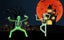 8PCS Skeleton Fidget Toys Finger Sensory Toys Fluorescent Carousel 4